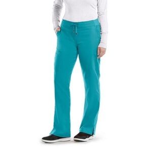 Grey's Anatomy Spandex-Stretch Women's Teal Color Scrub Pants Size S